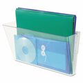 Deflecto Wall File, 16-1/4x4x7", Clear 74301